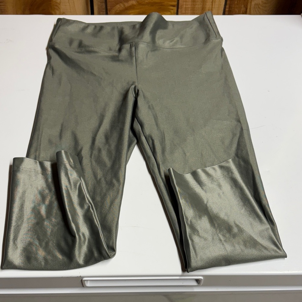 Koral Metallic Olive Leggings